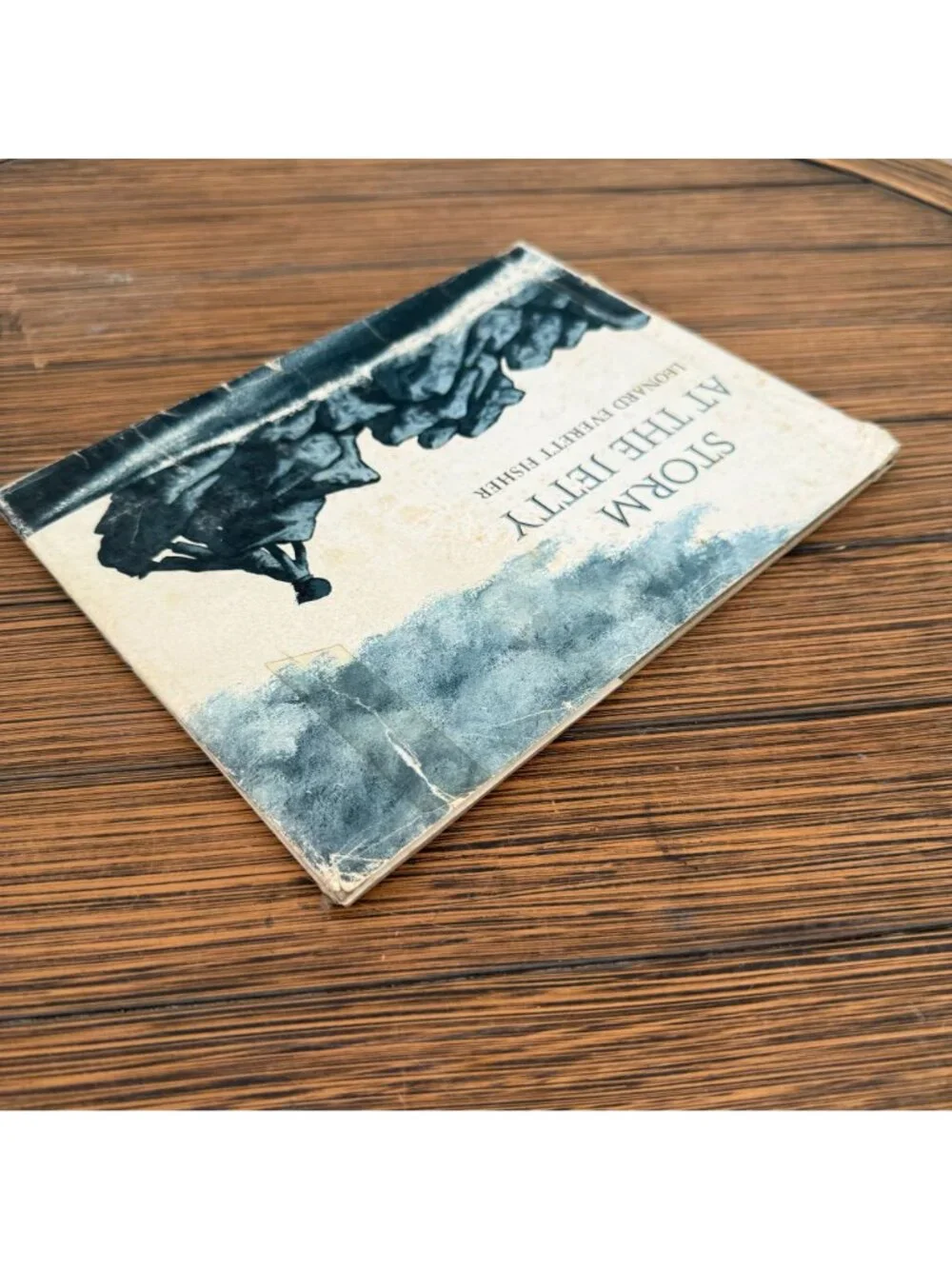 Storm at the Jetty by Leonard Everett Fisher 1981 First Edition HC Illustrated